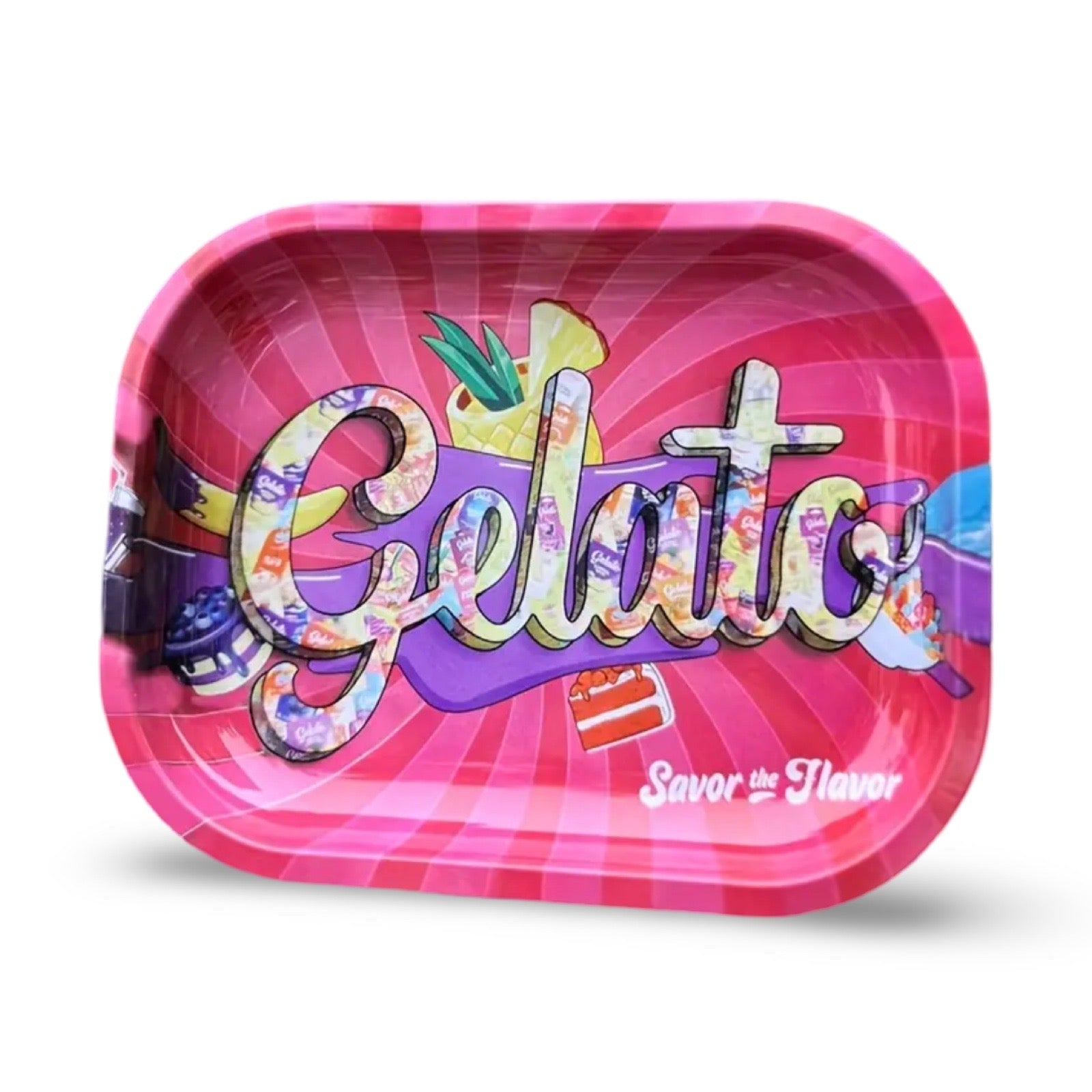 Metalen Rolling Trays Diverse Designs 18x14cm - 7SMART