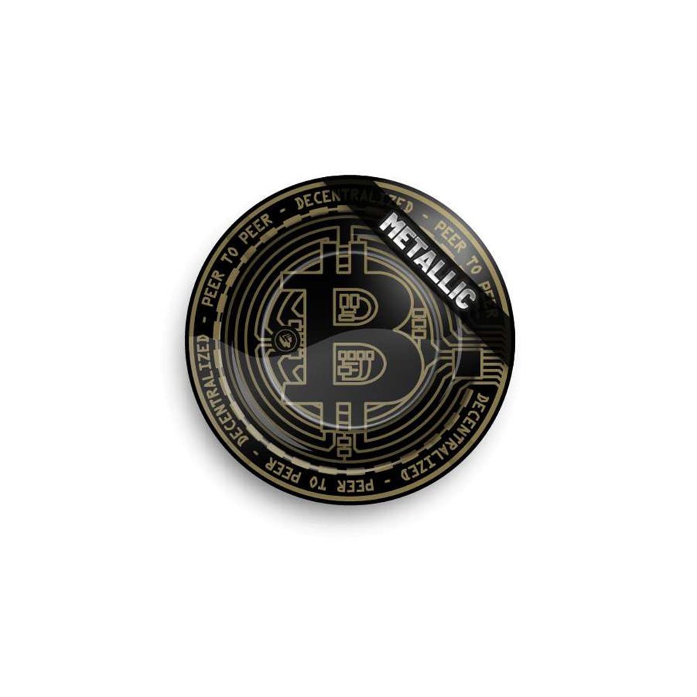 FIRE - FLOW™ Asbak – Bitcoin (135mm) - 7SMART