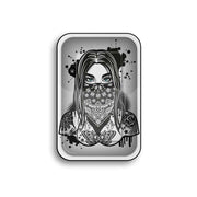 Metal Rolling Tray Tattoo Girl - 7SMART