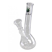 Black Leaf Glass Bong 18cm - 7SMART