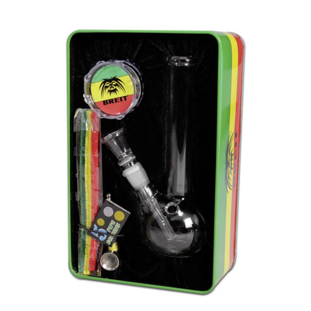Mini Bong Set Rasta - 7SMART