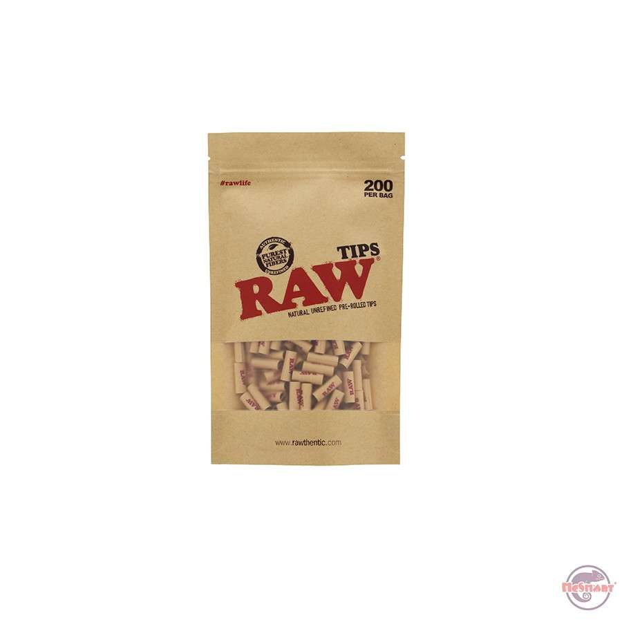RAW voorgerolde Tips 200 stuks - 7SMART