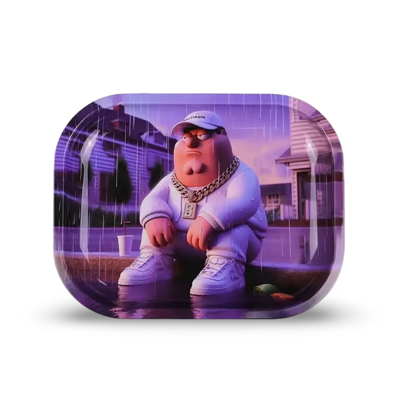 Metalen Rolling Trays Diverse Designs 18x14cm - 7SMART