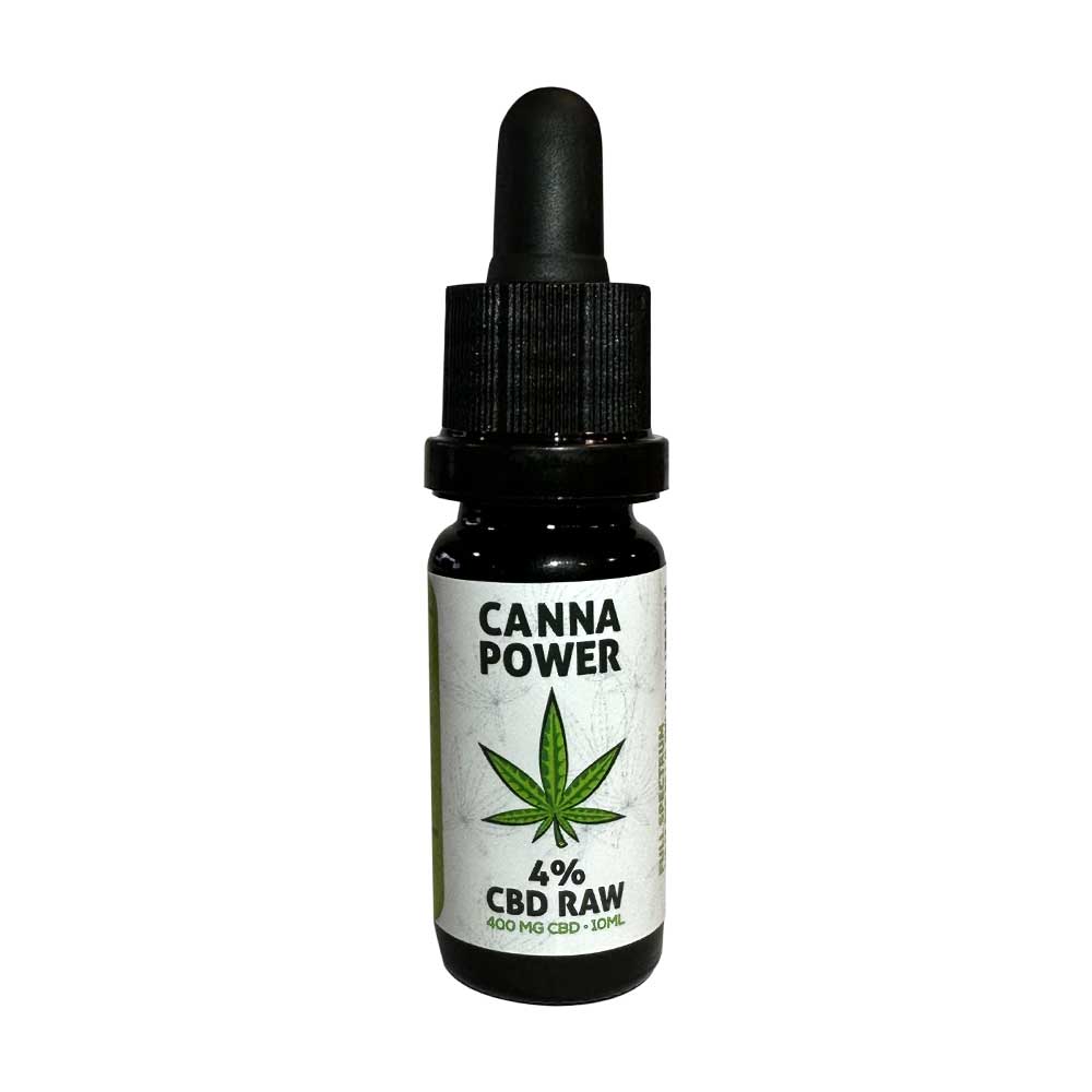 CannaPower 4 procent RAW CBD - 10 ml - 7SMART