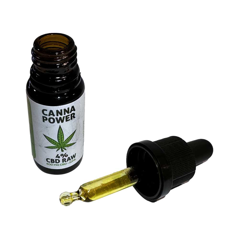 CannaPower 4 procent RAW CBD - 10 ml - 7SMART