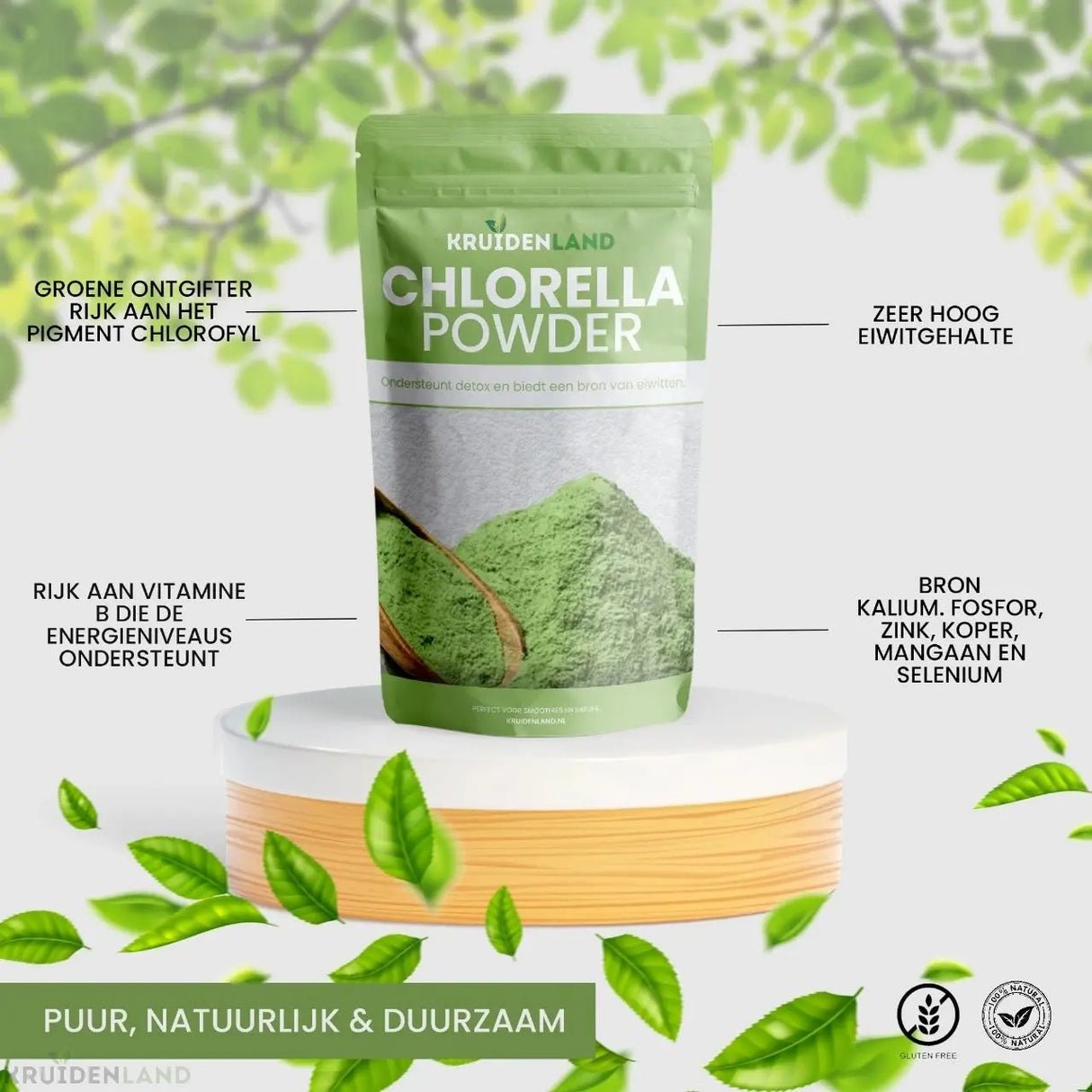 Chlorella Poeder 250 gram - 7SMART