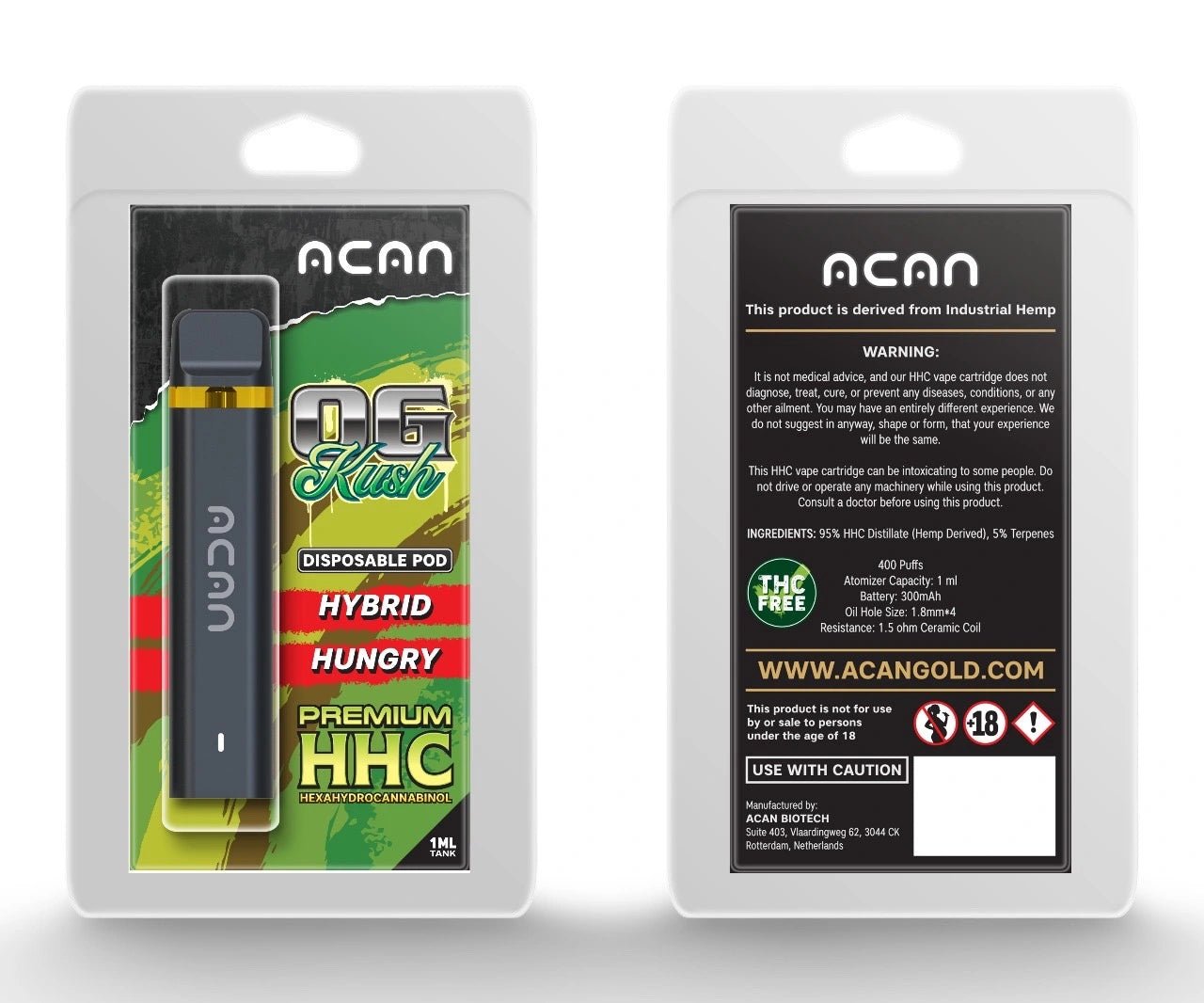ACAN HHC Vape OG Kush - 1ML - 7SMART
