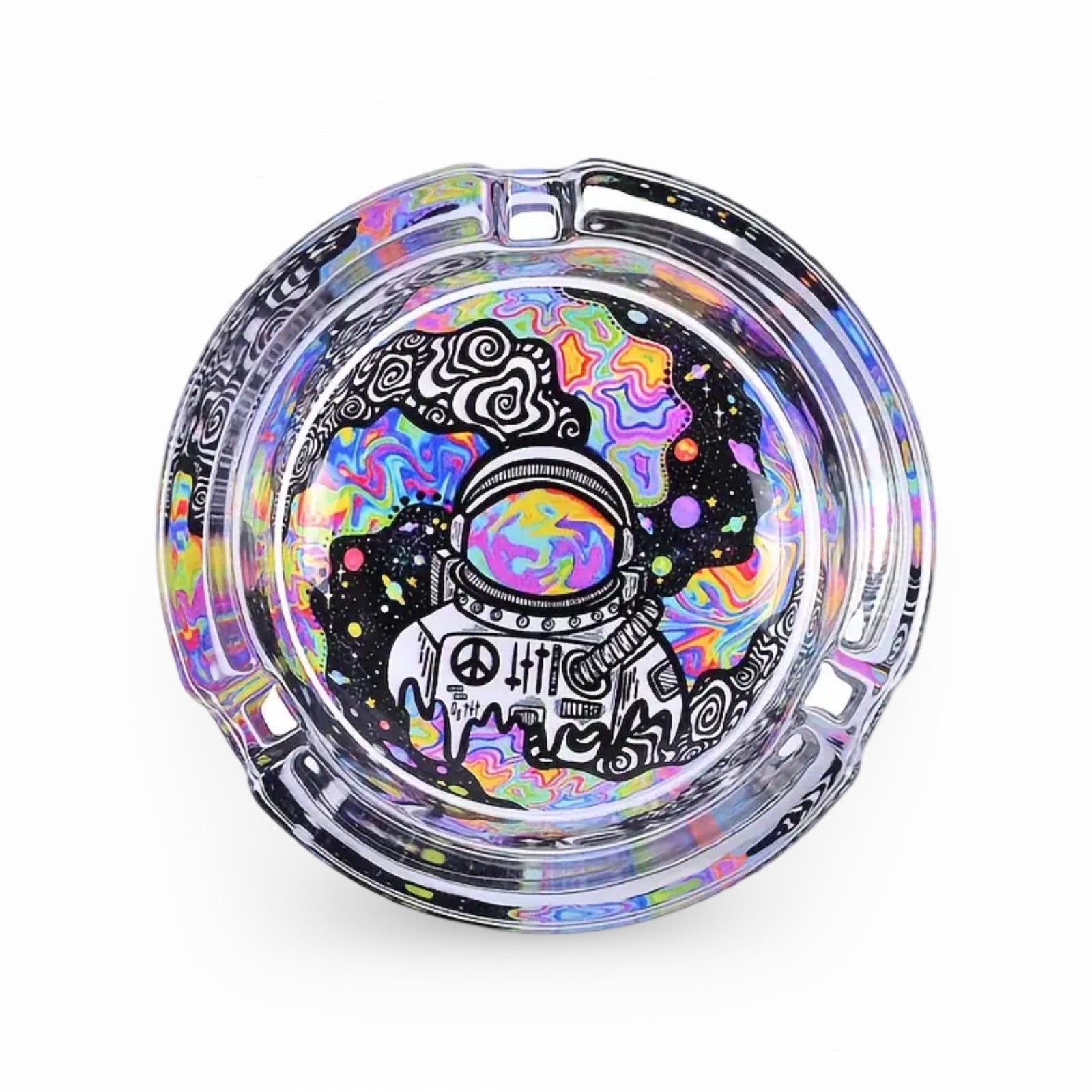 Glazen Asbak 3 Designs 85mm - 7SMART