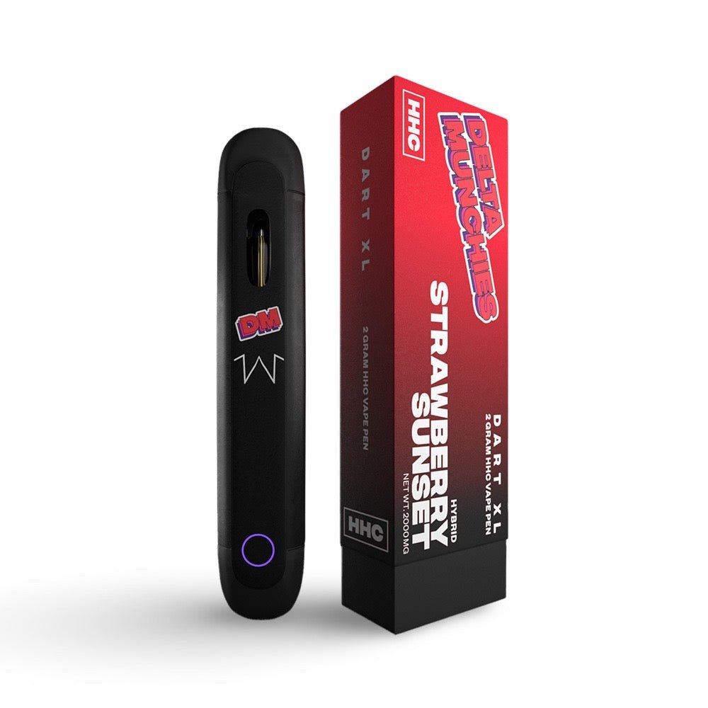 Delta Munchies Dart XL HHC Vape – Strawberry Sunset (2ML) - 7SMART