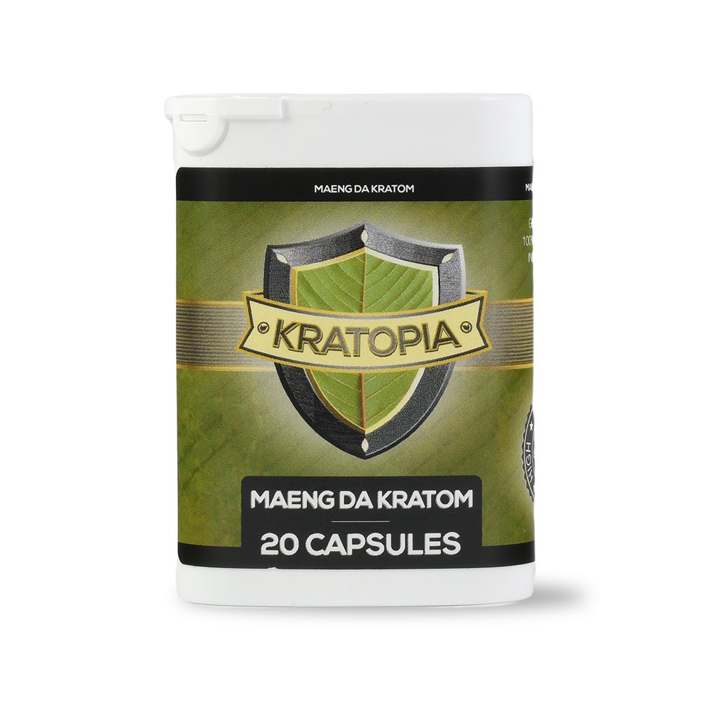 Maeng Da Kratom Zwart - 20 pcs - 7SMART