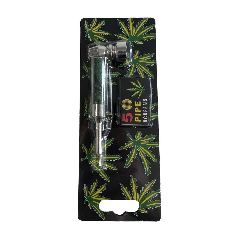 Metal Smoke Pipe Large + 5 screens - 7SMART