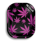 FIRE - FLOW™ Rolling Tray – Leaves Pink (140x180mm) - 7SMART