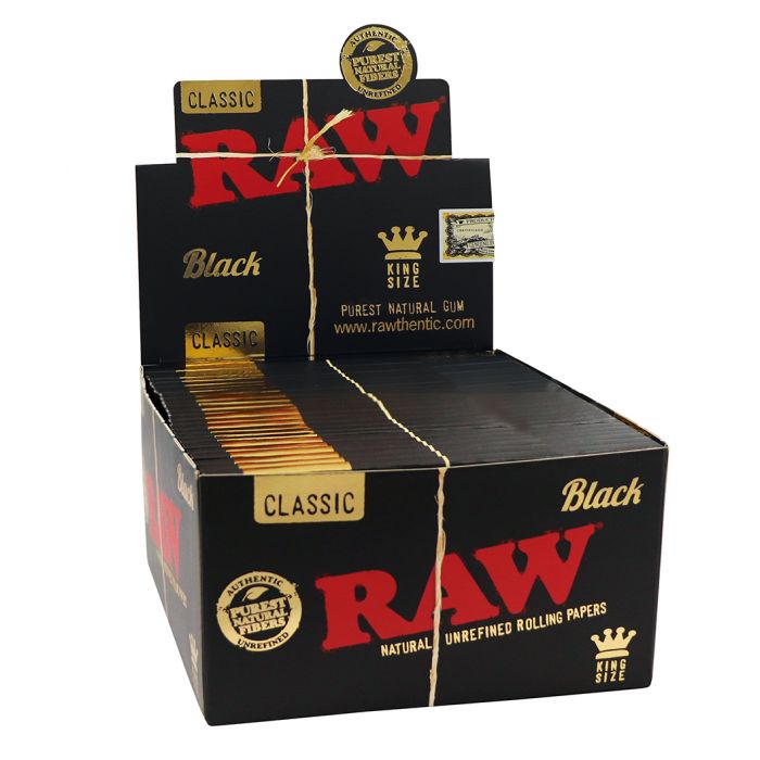 RAW Black King Size Slim - 7SMART