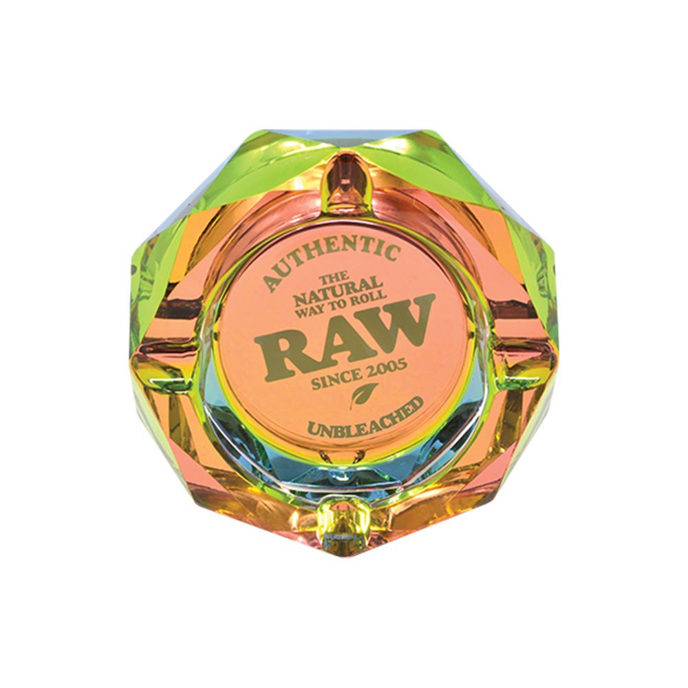 RAW Glazen Asbak - Rainbow - 7SMART