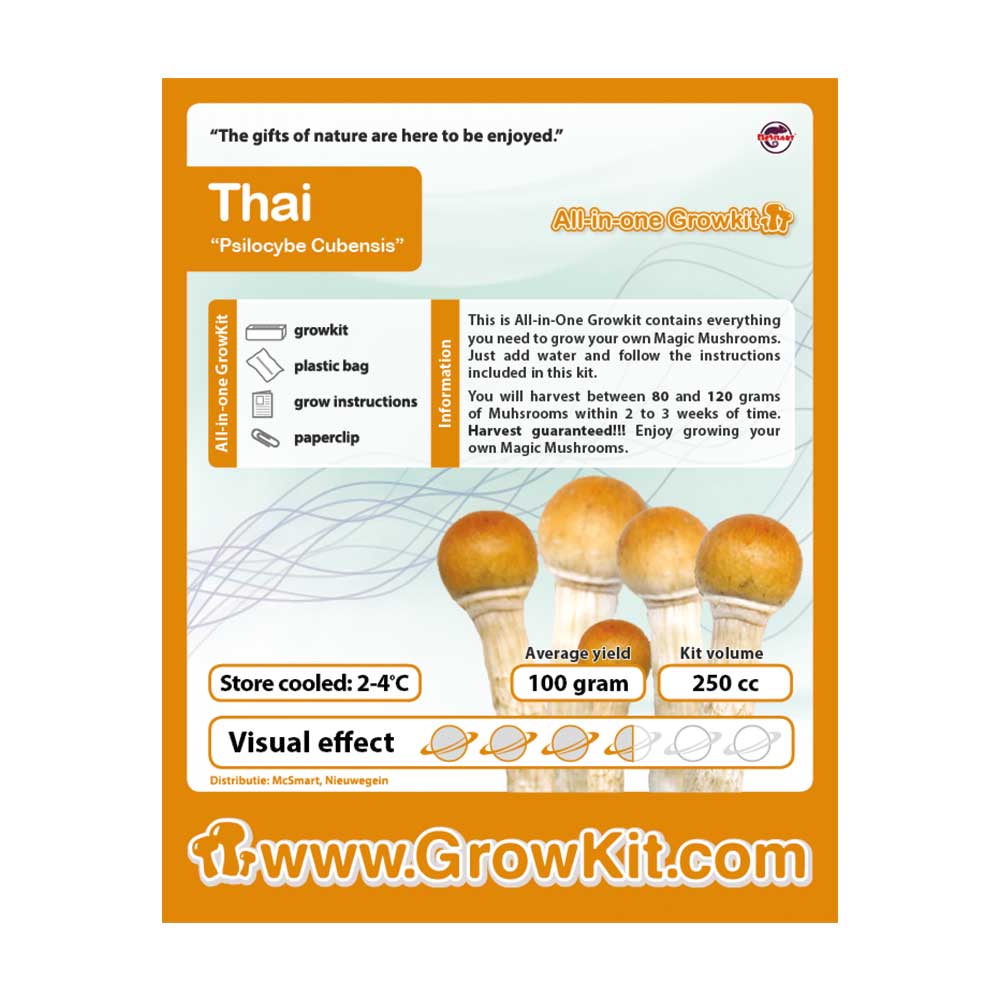 Thai Magic Mushroom Growkit - 250 cc - 7SMART