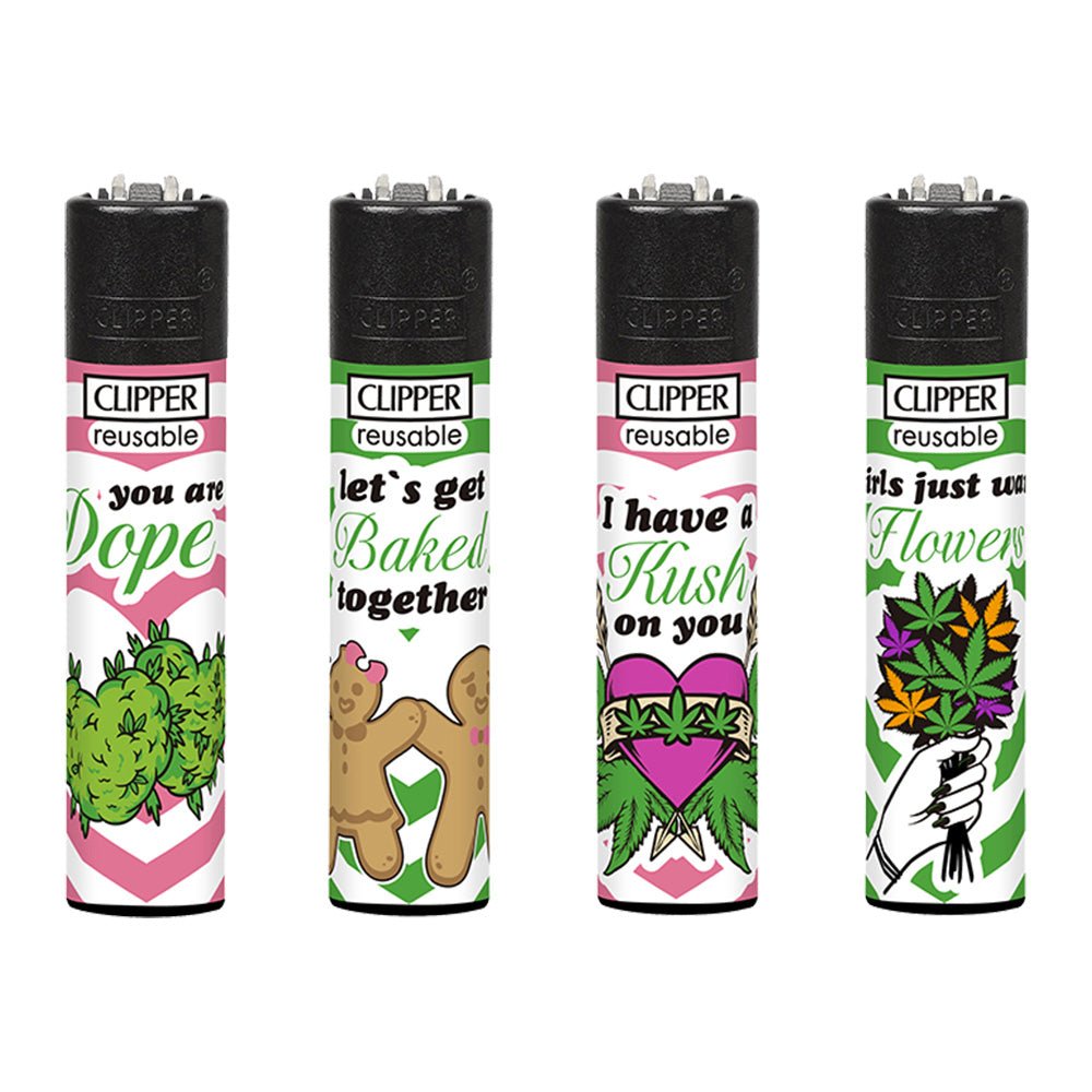 Clipper Aansteker Weed Valentine - 7SMART