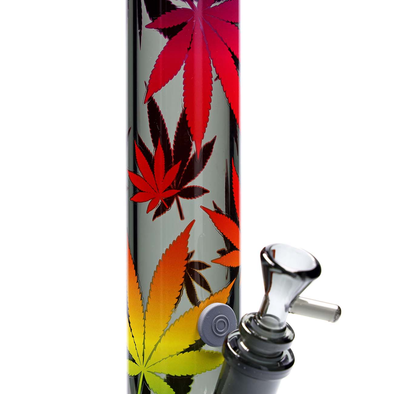 FIRE - FLOW⢠X Black Leaf Bong LEAVES GRADIENT - 7SMART