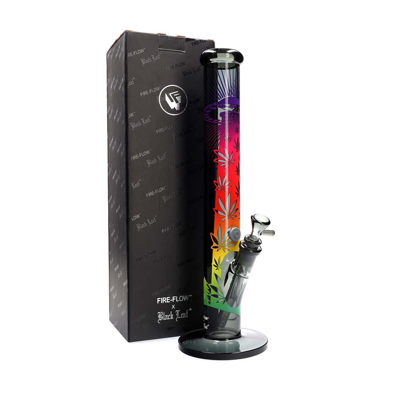 FIRE - FLOW™ X Black Leaf Bong UFO GRADIENT - 7SMART