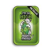 Metal Rolling Tray High Right Meow - 7SMART