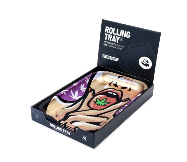 FIRE - FLOW™ Rolling Tray – 420 Girl 1/4 - 7SMART