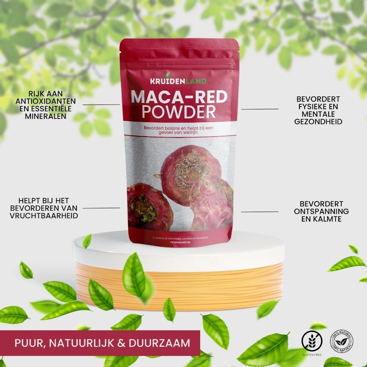 Rode Maca Poeder 250 gram - 7SMART