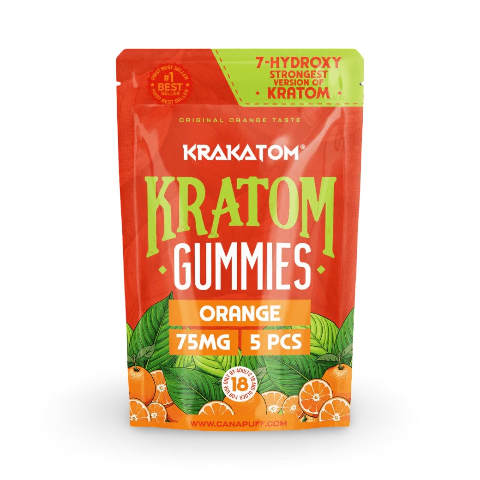 7 - OH Kratom Gummies – 75mg per gummy, 5 stuks per verpakking - 7SMART