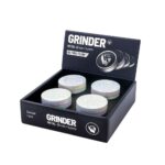 FIRE-FLOW™ Grinder – Icy Pearl THC Molecule (50mm) - Grinders kopen bij 7Smart