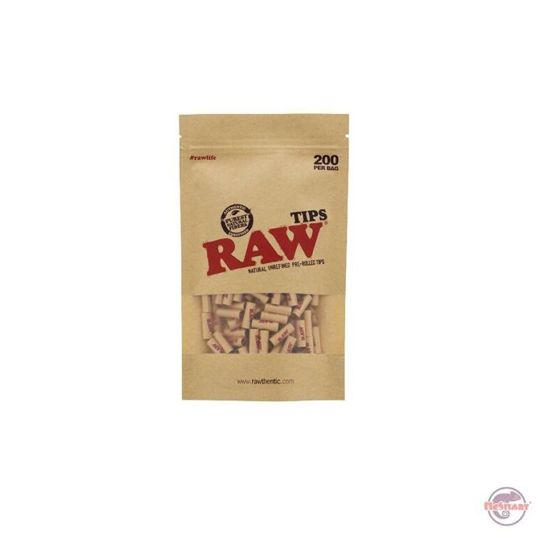 RAW voorgerolde Tips 200 stuks - Vloei kopen bij 7Smart