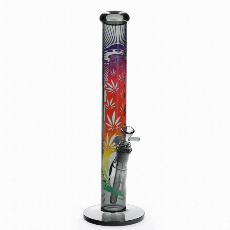 FIRE-FLOW™ X Black Leaf Bong UFO GRADIENT - Bongs kopen bij 7Smart