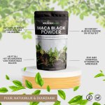 Zwarte Maca Poeder 250 gram - Afbeelding 2