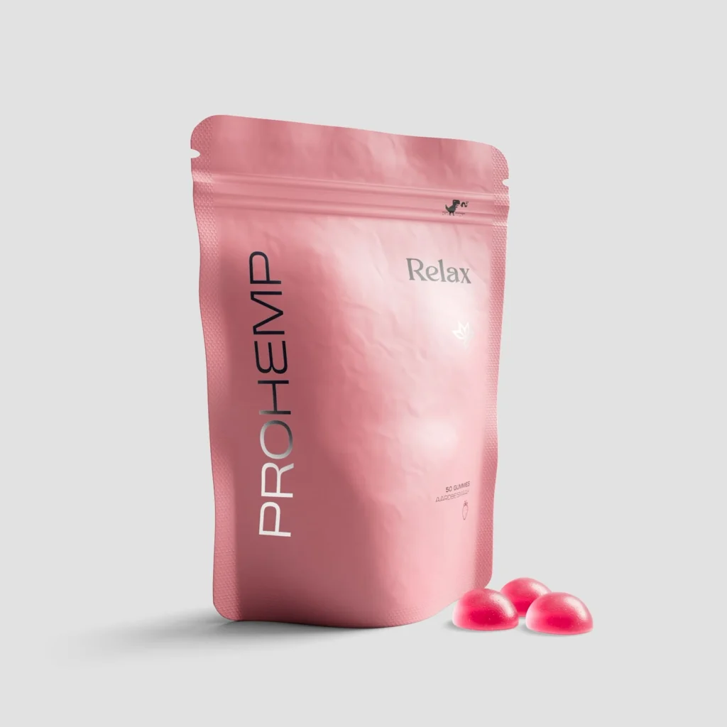 50x Relax THC Gummies Strawberry - ProHemp edibles bij 7Smart Deventer
