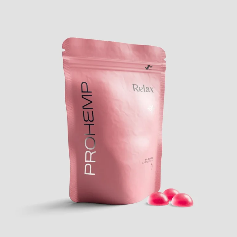 50x Relax THC Gummies Strawberry - ProHemp edibles bij 7Smart Deventer