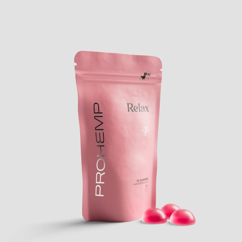 10x Relax THC Gummies Strawberry - ProHemp edibles bij 7Smart Deventer