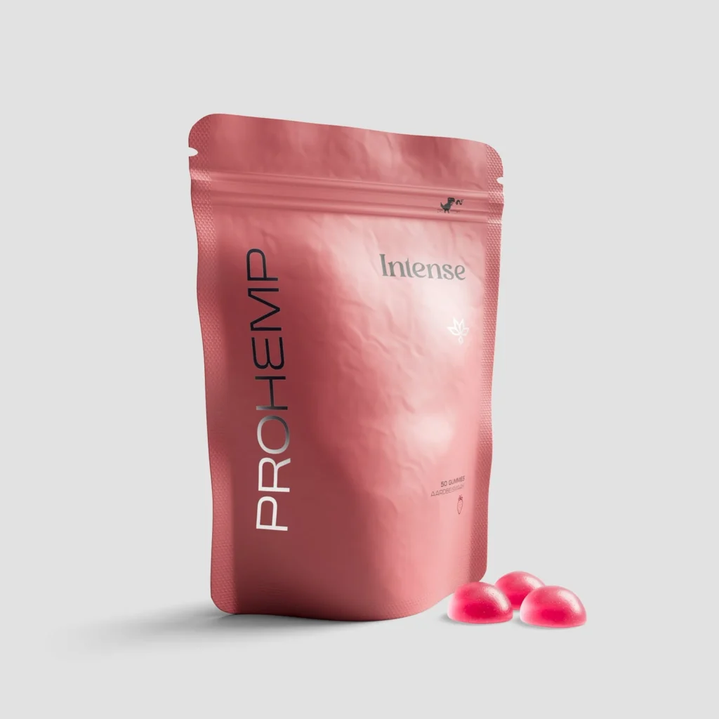 50x Intense THC Gummies Aardbei - ProHemp edibles bij 7Smart Deventer