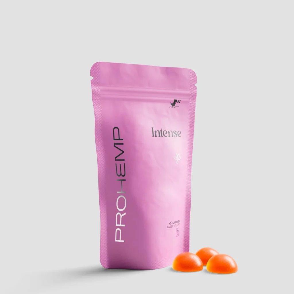10x Intense THC Gummies Passion Fruit - ProHemp edibles bij 7Smart Deventer