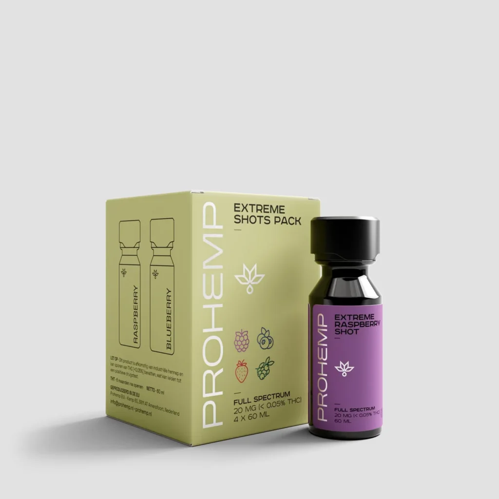 4x Extreme Shots Bundle THC Drinks - ProHemp alle smaken bij 7Smart Deventer
