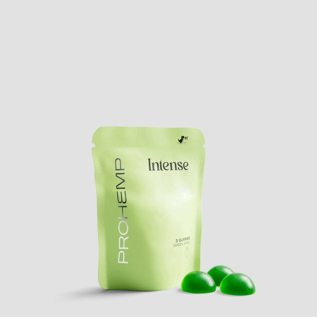 3x Intense THC Gummies Green Apple - ProHemp edibles bij 7Smart Deventer