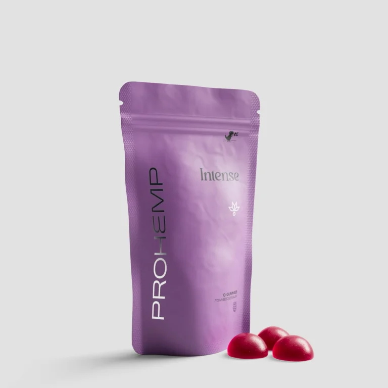 10x Intense THC Gummies Framboos - ProHemp edibles bij 7Smart Deventer