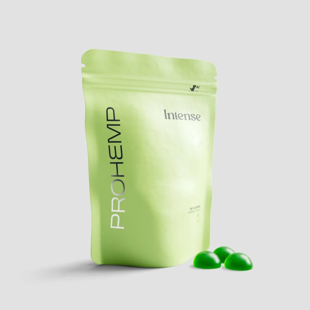 50x Intense THC Gummies Green Apple - ProHemp edibles bij 7Smart Deventer